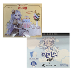 크라운 스텔라이브 버터와플 632g + 롯데칠성음료 제로 밀키스 1500ml, 1세트, 버터와플 632g + 밀키스 1500ml