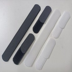 [다원몰] 바느질 찍찍이 벨크로 - 점퍼 가방 지갑 수선용 국산 봉제 부자재, 1개, 화이트