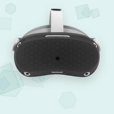 피코 4 VR 헤드셋 안경 액세서리와 호환되는 안티-스로우 헤드셋 커버 소프트 슬리브 실리콘 보호 커버 케이스, 검은, 흑색의, 1개, 4NB906855_ZHL