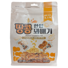 한입 땅콩 꽈배기, 3개, 520g