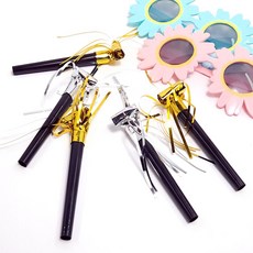 축하 코끼리나팔 피리 응원 도구 파티, 골드