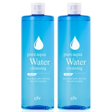 시투와이 퓨어 아쿠아 대용량 워터 클렌징, 2개, 500ml