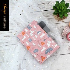 珠友 SC-05036 A6/50K 花布雙筆插書衣/書套/書皮, 1個, 02同樂會