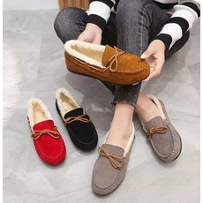 하우스픽 여성방한화 여성 플랫 모카신 41