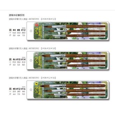 馬可威 Macro Wave Upartner速寫水彩筆3支入套組，多款筆頭選擇，水彩速寫皆宜, 1個, ART801994  【圓＃04 平＃0