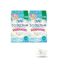 소피 싱크로핏 많은 날의 낮 용 대량 구매 12피스입×2개 총 24피스 로고가 들어간 물수건 오리지널 모음 세트 보통 타입 냅킨 병용 변기에 버릴 수 있는 생리, 1개, 1개입, 상세페이지 참조