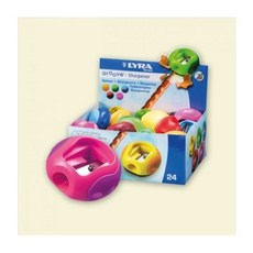 [1+1] 리라그루브 연필깎이 1구, 2개, 옐로우