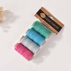 햄프세트 소분 0.8mm 25yard x 4 폴리싱 햄프끈 4개입 세트 팔찌실 빗자루실 빗자루만들기, 1개, 07. Mystic