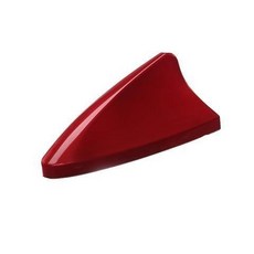 鯊魚鰭天線 汽車車頂裝飾天線 鯊魚鰭造型 收音機天線 強波天線, 致炫珊瑚紅【標準型】, 1個