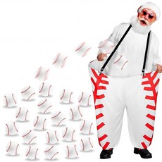 Leitee Granny Pants 야드 게임 세트 스포츠 파티 던지기 활동 야외 게임 뒷마당 파티 성인 그룹 필드 가족 레크리에이션 동창회 모임 뒷마당용 농구 브라운, 1, 화이트와 레드