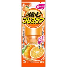 일본 고바야시 브레스케어 씹어먹는형 오렌지 25정 / 입냄새 구취제거 사탕