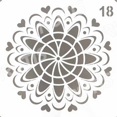 蝶古巴特 DIY 簍空模板, 1個, ST-CU2-0287