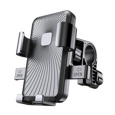 유월 전자 범용 오토바이 자전거 핸들바 장착 홀더 휴대폰 GPS 스탠드 기계식 홀더 또는 핸들바 ATV 도구 없음, 1개