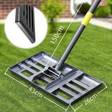 골프장 잔디 도구 수평 레벨링 다짐기 정원 평탄작업, 소형 43x26, 1개, 기본 색상