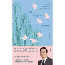 지금 사랑한다고 말하세요 (대한민국 대표강사 김창옥의 인생 해설집)