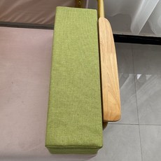 桃園出貨 扶手套 中式亞麻方扶手枕長枕靠墊扶手枕貴妃床長方形海綿沙發扶手可拆洗, 棕 色,寬20cm高20cm長50cm