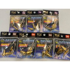 【漁魂釣具行】幸福TANAKA 潮流快速銅錘轉環 低水阻 精準配重 高速轉環 無須剪線快速更換配重 轉環鉛 龍蝦鉛 銅錘, 1個, 1.5錢