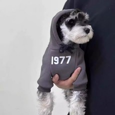 댕집사마켓 반려동물 강아지옷 강아지후드 후드티셔츠 1977후드, 크림, 1개