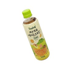 티로그 제주청귤 아이스티 녹차 제로 500ml 24개
