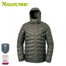 Mountneer 男 800FP 鵝絨外套《墨綠》