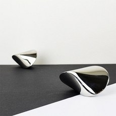 아인텍 올로이드 기하학 도형 오브제 스테인리스 문진 데스크소품 장식, 1개, 올로이드[00401]