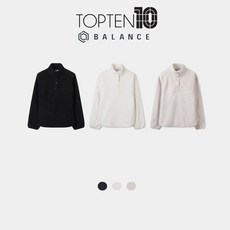 정가59900원탑텐밸런스 여성 플러피플리스 하프넥 풀 오버 MBF4TR2272 BS