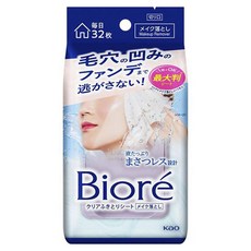 Biore 蜜妮 卸妝濕巾, 32張, 1包