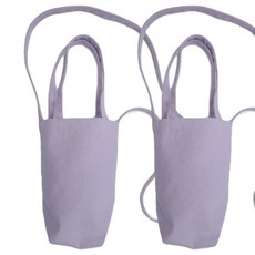 마이너컴퍼니 캔버스 텀블러백 가방, 바이올렛 2P