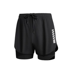 男士速幹防尷尬雙層泳褲
