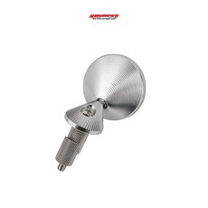 【GOWORKS】迷你貓眼鏡 台灣製 偉士牌 DRG JETS適用 後照鏡 端子鏡, 單邊蛤蛤-銀色, 1個