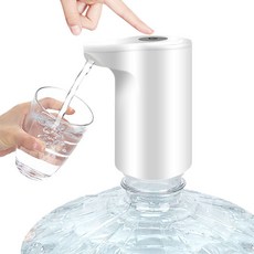 子路大桶裝水抽水器電動壓水器飲水機水泵自動礦泉水吸水上出水器, 出水快+射程遠+大電池（待機幾十日）, 1個