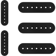 구멍이 있는 Gosknor 3pcs 모자 익스텐더 재사용 가능한 캡 사이즈 조절 가능 스트랩 교체 스냅백 여성 남성용 모자용 스냅 익스텐더블랙