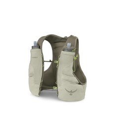 Osprey 오스프리 Duro 6L Men's Running Hydration Vest with Hydraulics Soft Flasks Adjustable Water Pack, 샌디 그레이