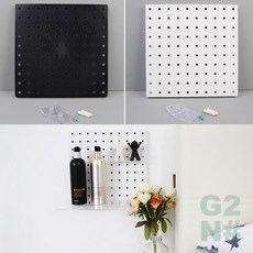 지투앤샵 1개입 걸이용 타공판 정리보드, 검정