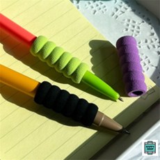 펜그립 볼펜그립홀더, 8p 블랙