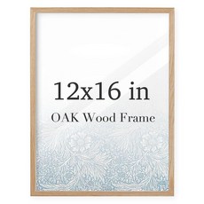 UPWOIGH 30.5x40.6cm(12x16인치) 월넛 컬러 오크 우드 사진 액자 6개 세트 21.6x27.9cm(8.5x11인치) 디스플레이 사진 및 매트 포함 또는 30, 베이지 우드 프레임