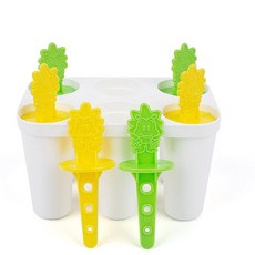 국산 추억의 하드 얼음얼리는 주스 우유 아이스크림몰드 긴 얼음각 얼름 6구형