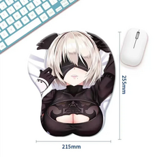 3D 손목 휴식 손목 가드 만화 섹시한 여자 마우스 패드 손목 받침대 215X255MM, 제품 11