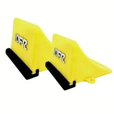 IDFR 車擋 輪檔 車輪擋 輪胎擋 三角板 防滾 止滑 停車卸貨 斜坡擋 小款 黃色 2入