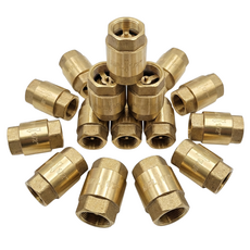 신주 판 체크밸브 15A(1/2) 수도 배관 역류방지밸브 스프링 타입, 1개