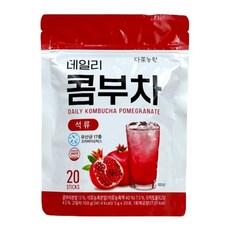 DaNongWon 石榴康普茶 酸甜好滋味 健康活力隨時補充, 5g, 20個