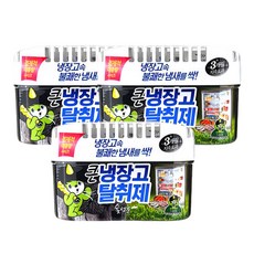 산도깨비 큰 냉장고 탈취제 본품 녹차, 420g, 3개