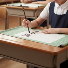원투몰 서예 종이 롤 2개 캘리그래피종이, 골드
