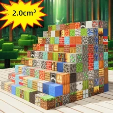 2.5cm 자기 빌딩 블록 광산 큐브 세계 아이 연령 Diy 모델 어린이 운동 사고와 창의력 선물, 04 2.0 Random 20pcs
