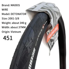 MAXXIS DETONATOR GRIFTER TORCH 와이어 자전거 타이어 BMX 451 406 20인치, 01 20X1-3-8DETONATOR451