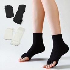 피곤한 발가락 스트레칭 수면양말 여성 발가락양말