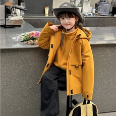 초등여아 중학생 겨울신상 바람막이+후리스내피 WB205