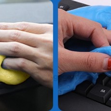 마켓프리 청소용 클린젤 클린매직 젤클리너 틈새청소 키보드먼지제거 먼지제거젤리 끈끈이청소 젤리청소 청소젤 키보드청소젤, 1개, one