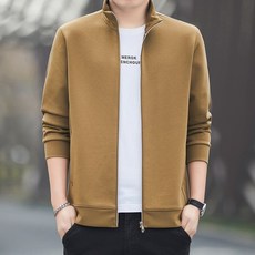 新款時尚開衫衛衣 潮流百搭大碼外套 休閑運動立領衛衣