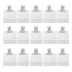 27리빙 여행용 깔끔한 소분 파우치, 30ml, 15개